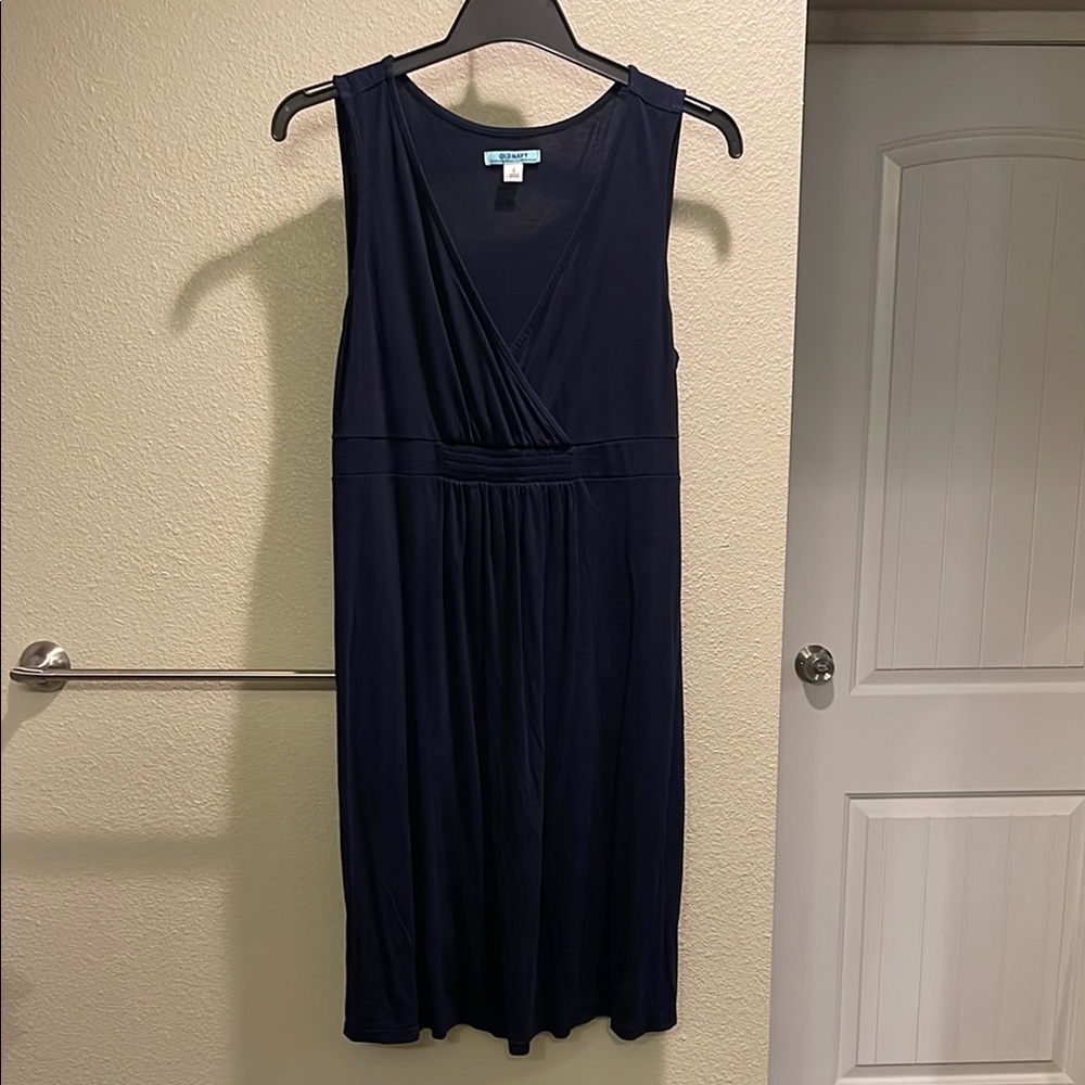 BOGO Old Navy Maternity Navy Blue Sleeveless Dress